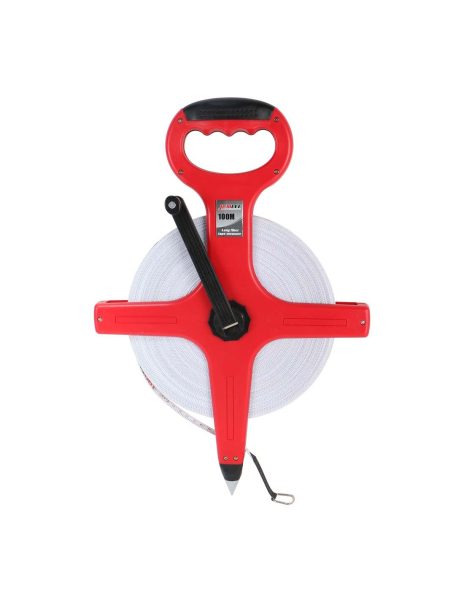 JUMLEE Long Fiber Tape Measure 100Mtr – [Hand Held Type]